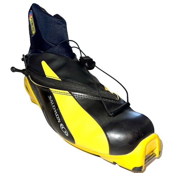 Salomon Race Classic Nordic Cross Country Ski Boots Black Yellow Mens US 6 main image 13